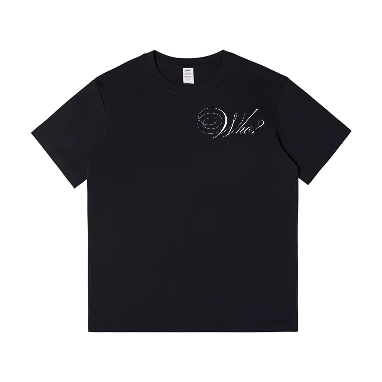 Who Tee “ 001 “ - BLACK + WHITE
