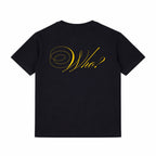 Who Tee “ 001 “ - BLACK + YELLOW