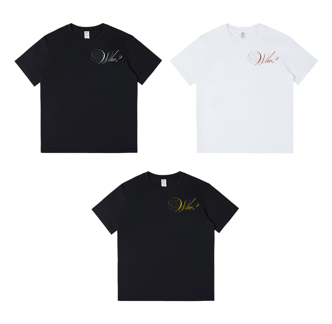 Who Tee “ 001 “ - SET